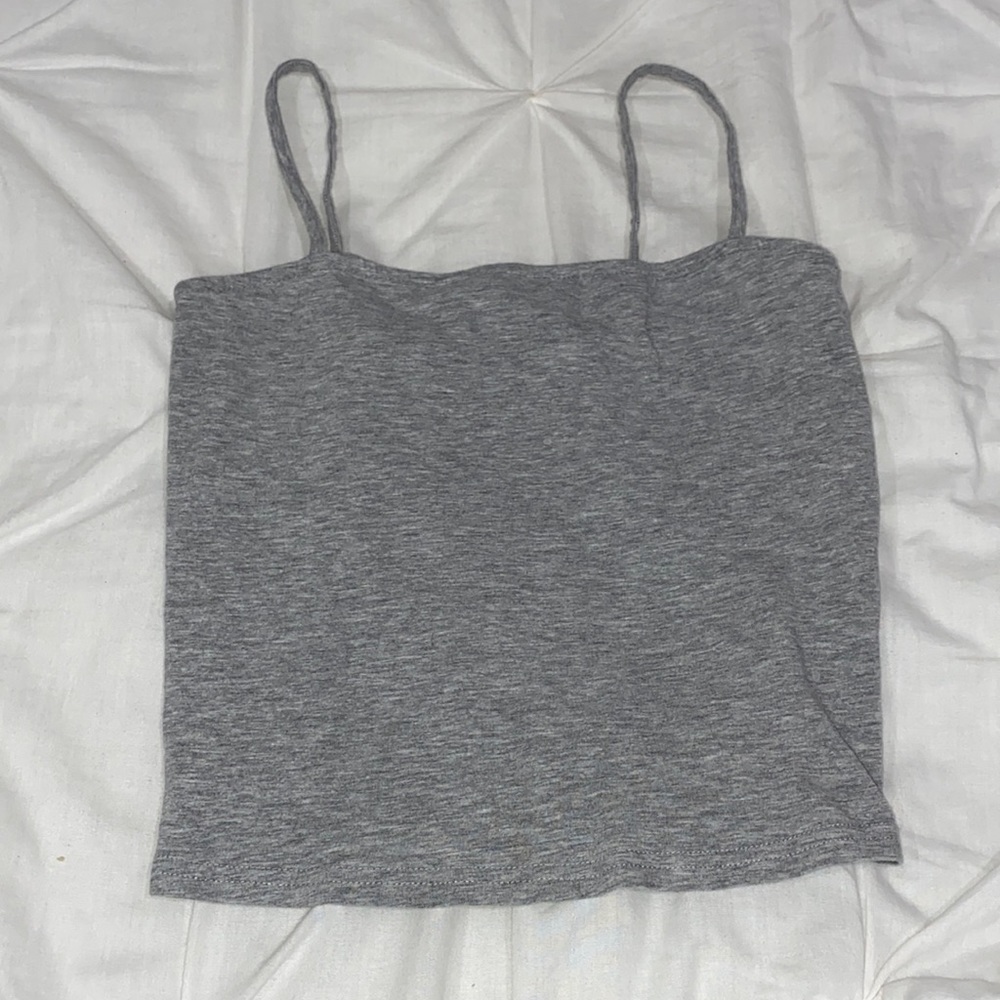 Grey crop top size small